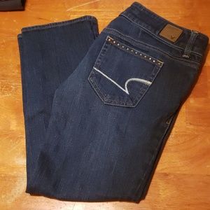 American Eagle Jean Capris